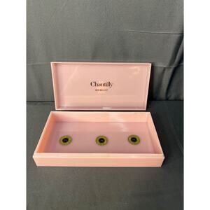 Vintage Chantilly Houbigant Pink Makeup Case